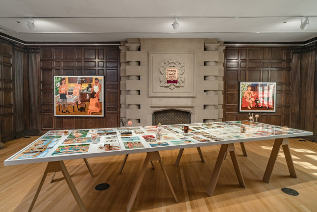 Installation view. Courtesy of the Neubauer Collegium at the University of Chicago, Chicago, IL, photo by Bob. (Robert Heishman + Robert Salazar).