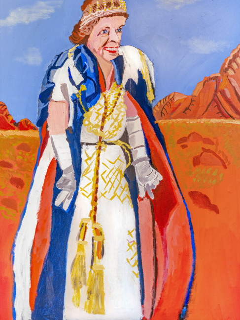 Vincent Namatjira
Elizabeth (on Country), 2021
Acrylic on linen
48 x 35.75 inches