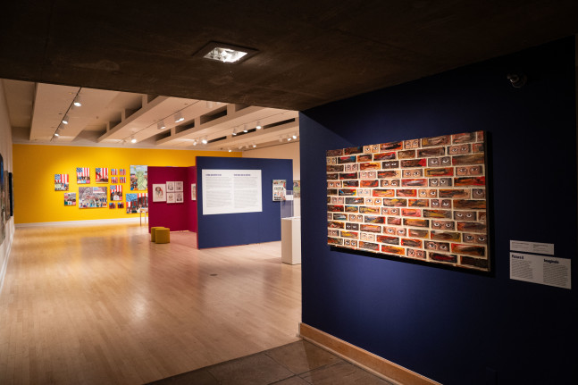 Installation view of “Michaelangelo Lovelace: Art Saved My Life.” ASU Art Museum, Tempe, Arizona, September 13, 2025 - Feb 15, 2026. Photograph courtesy of ASU Art Museum © Diego Lozano.