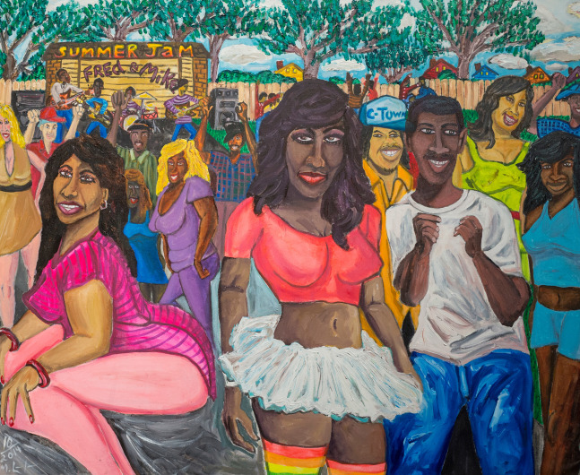 Welcome to the Party, 2014
Acrylic on Canvas
39&amp;nbsp;x 48 inches