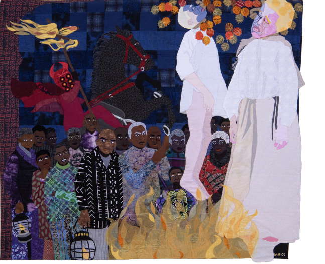 Dawn Williams Boyd

Terrorism, 2025

Assorted fabrics and cotton embroidery floss

57.5 x 68.75 in