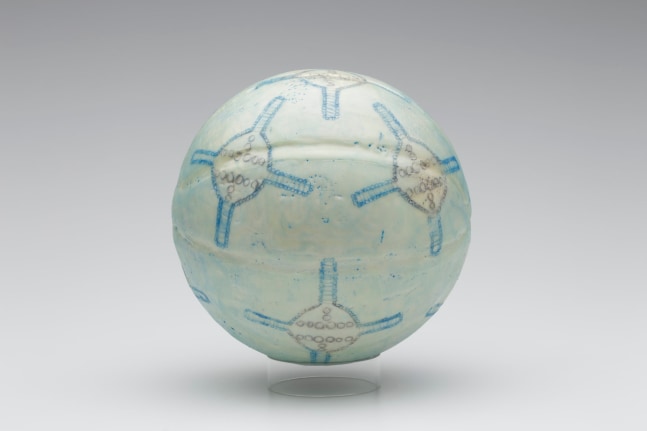 Gina Adams
Honoring Modern Spirit Remains 15, 2015
Oil and encaustic on ceramic
9 inches round
Courtesy of the Artist and Fort Gansevoort
