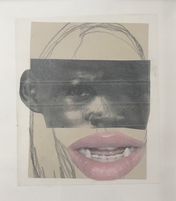 Deborah Roberts
Miseducation of Mimi #146, 2013
Collage, mixed media on paper
17 x 14 inches