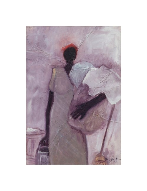 French Quarter Worker, 2007
Oil on paper
18 &amp;times; 12 in