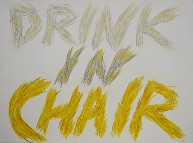 Drink In Chair, 1990
Pastel drawing on paper
22 x 30 inches