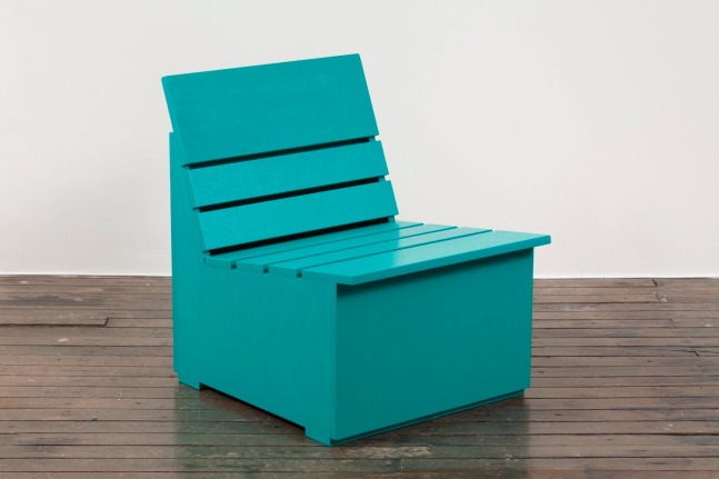 Mary Heilmann
Deirdre, 1996
Painted wood, glazed ceramic, and grout
21.5 x 33 x 33 inches