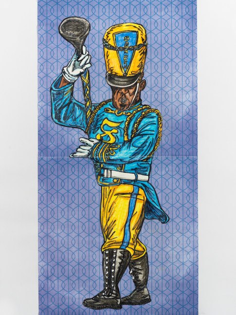 Southern University Drum Major 6, 2020&amp;nbsp;

Colored pencil and marker on paper

24 x 18 inches&amp;nbsp;