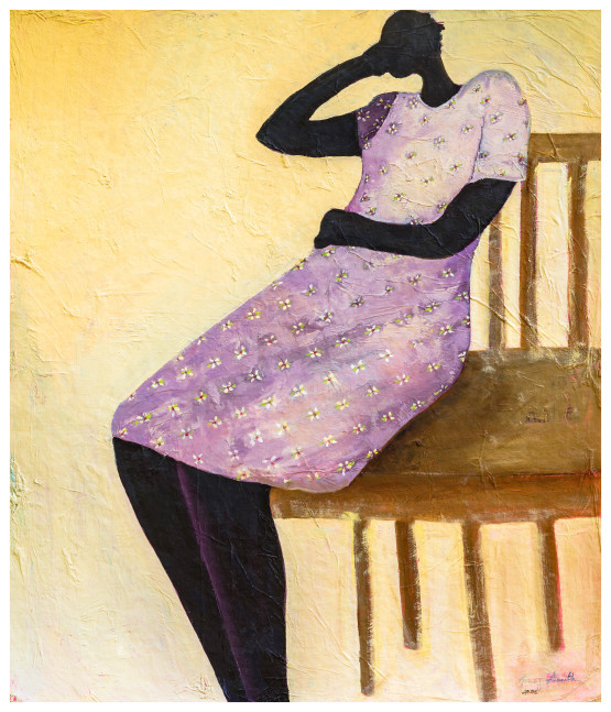 Rose Smith, Independent, 2008, Oil on paper, 32 x 28 in.