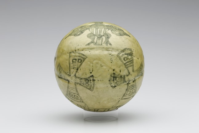 Gina Adams
Honoring Modern Spirit Remains 14, 2015
Oil and encaustic on ceramic
9 inches round
Courtesy of the Artist and Fort Gansevoort