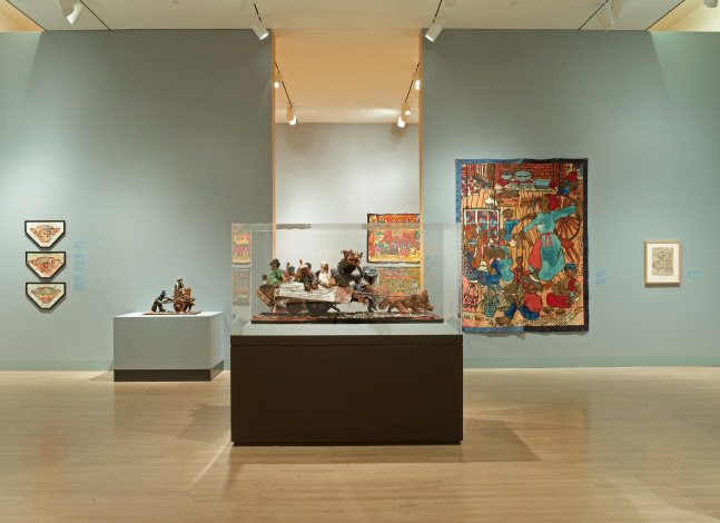 Installation view,&amp;nbsp;Symphonic Poem: The Art of Aminah Brenda Lynn Robinson,&amp;nbsp;Brooklyn&amp;nbsp;Museum,&amp;nbsp;February 24, 2006 - August 14, 2006.&amp;nbsp;(Photo:&amp;nbsp;Brooklyn&amp;nbsp;Museum)

&amp;nbsp;