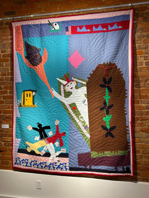 Installation view, &amp;#39;Picture This: The Story Quilts of Yvonne Wells&amp;#39;, Paul R Jones Museum, University of Alabama, Tuscaloosa, Alabama, August 2, 2024- September 27, 2024. Install images by the Paul R. Museum at the University of Alabama.