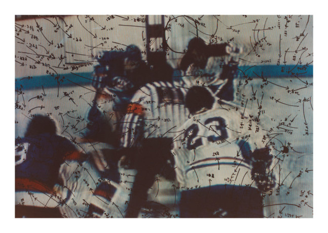 Howardena Pindell
Video Drawings: Hockey, 1975
C-Print
8 x 10 inches
Signed and dated
Courtesy of the Artist and Garth Greenan Gallery