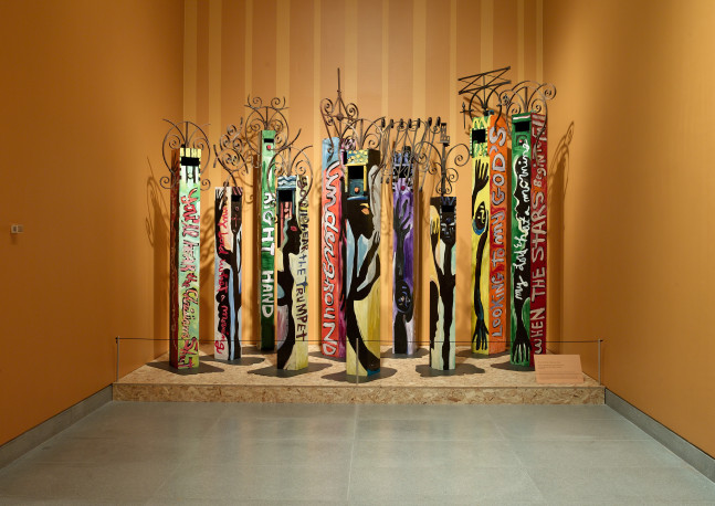 Installation view,&amp;nbsp;Symphonic Poem: The Art of Aminah Brenda Lynn Robinson,&amp;nbsp;Brooklyn&amp;nbsp;Museum,&amp;nbsp;February 24, 2006 - August 14, 2006.&amp;nbsp;(Photo:&amp;nbsp;Brooklyn&amp;nbsp;Museum)

&amp;nbsp;