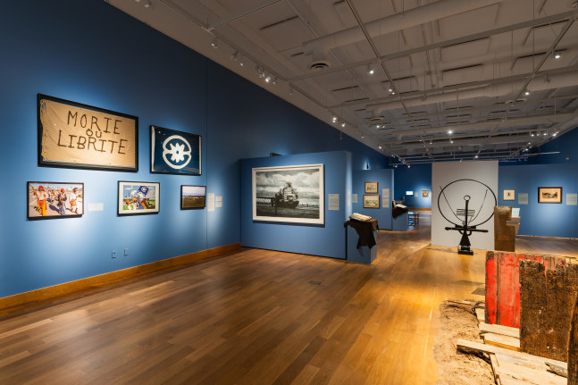 Installation view, &amp;#39;A Nation Takes Place&amp;#39;, Minnesota Marine Art Museum, Winona, Minnesota, August 21, 2024- March 2, 2025. Install images by&amp;nbsp;Bailey Bolton.