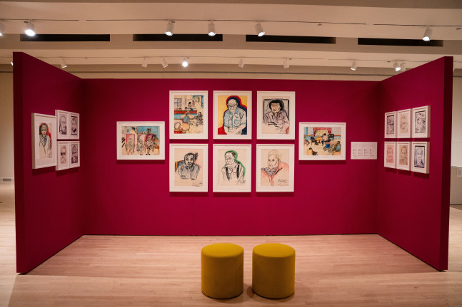 Installation view of “Michaelangelo Lovelace: Art Saved My Life.” ASU Art Museum, Tempe, Arizona, September 13, 2025 - Feb 15, 2026. Photograph courtesy of ASU Art Museum © Diego Lozano.