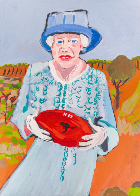 Elizabeth (on Country), 2021
Acrylic on linen
35.75 x 26.5 inches