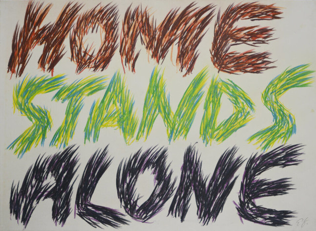 Home Stands Alone, 1990
Pastel drawing on paper
22 x 30 inches