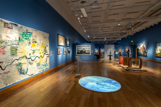 Installation view, &amp;#39;A Nation Takes Place&amp;#39;, Minnesota Marine Art Museum, Winona, Minnesota, August 21, 2024- March 2, 2025. Install images by Bailey Bolton.