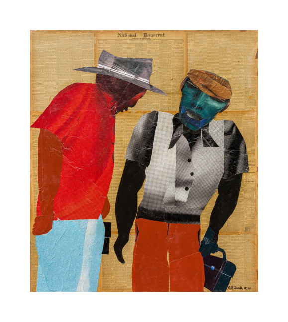 South St. Paul Meat Packers, 2014
Paper Collage
48 &amp;times; 41 in