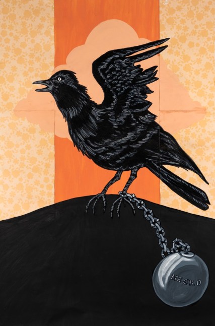 The Crow, 2011
Acrylic on paper
36 x 24 inches
