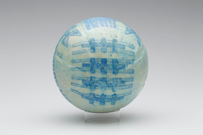 Gina Adams
Honoring Modern Spirit before 18, 2015
Oil and encaustic on ceramic
9 inches round
Courtesy of the Artist and Fort Gansevoort