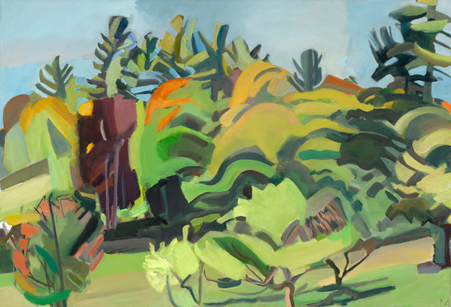 Martha Armstrong, Full Fall I  8″ x 10″   Oil On Board