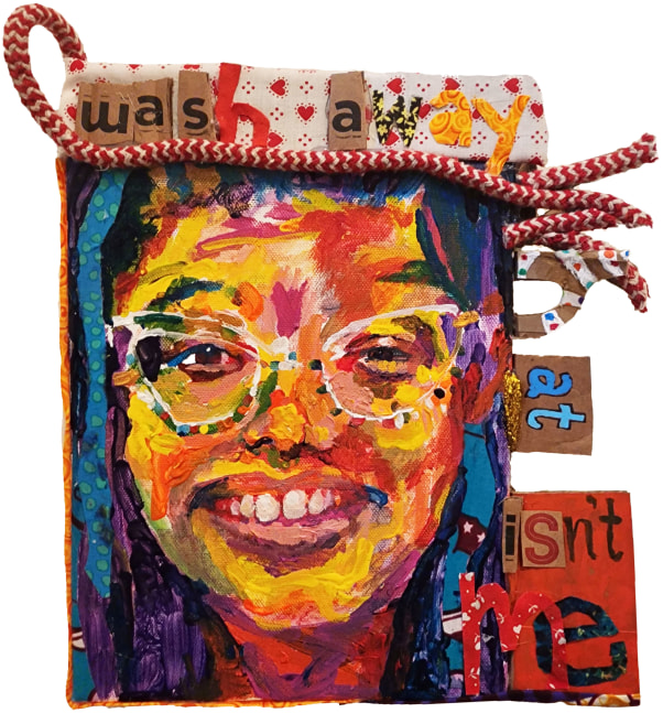 Distilling  12&quot; x 11&quot;  Mixed Media