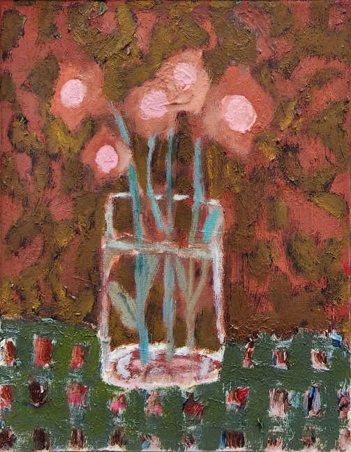 Morgan Hobbs, Peonies 14&quot; x 11&quot;  Oil On Canvas