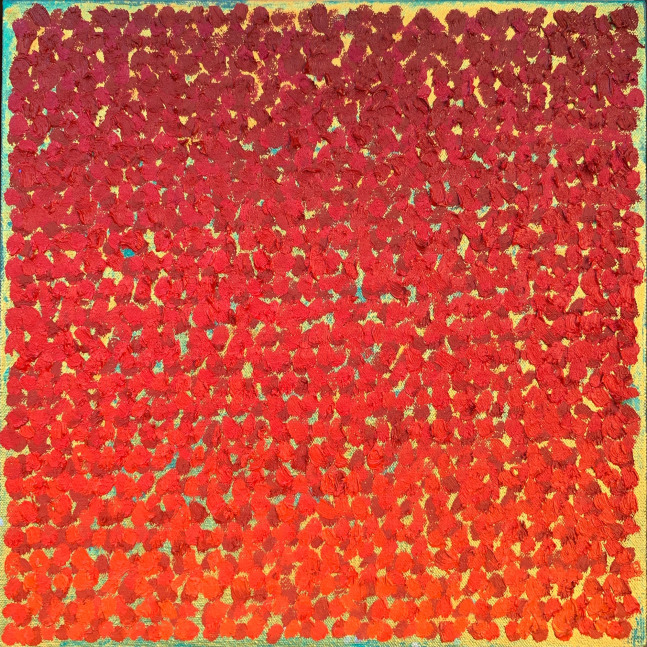 Keith Breitfeller, Adversarial Pigments 02 12&quot; x 12&quot;  Oil On Canvas