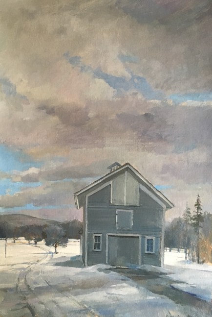 Douglas Martenson, Winter  22&quot; x 15&quot;  Oil On Board