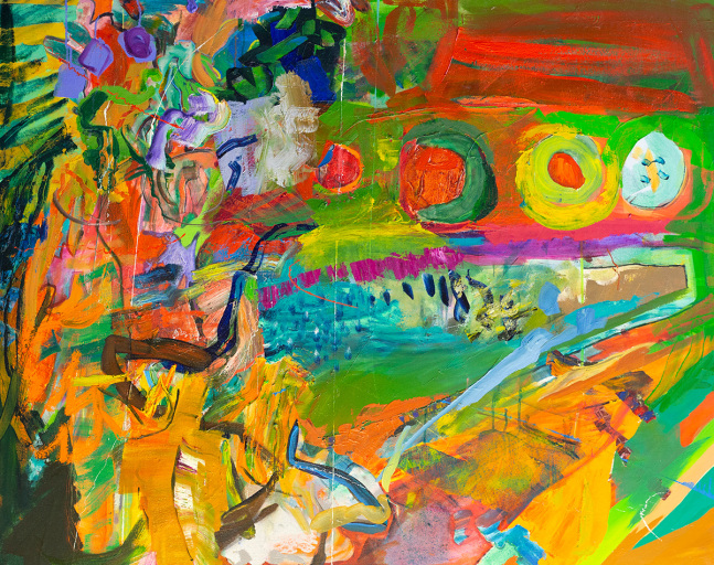 Benjamin Passione, Turtles All The Way Down  40″ x 50″  Oil On Canvas