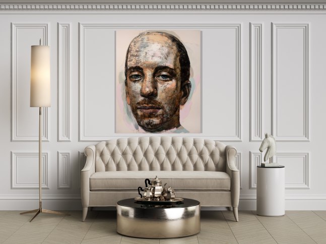 Susan Moore, Sub Rosa 110 63&quot; x 51&quot;  Oil On Canvas