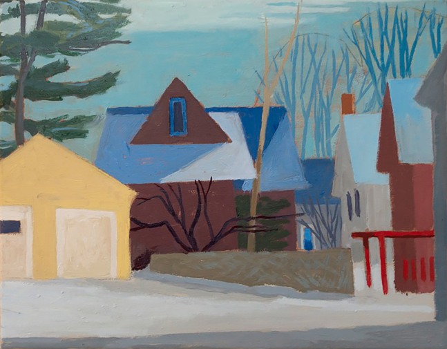 Celia Reisman, S Roy Street  11&quot; x 14&quot;  Oil On Canvas