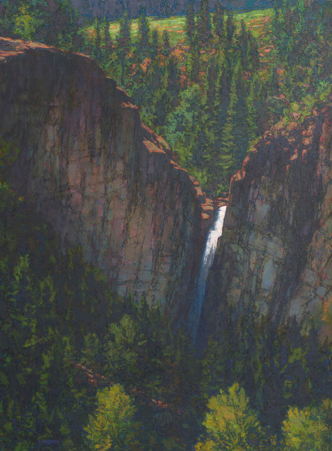 Thomas Paquette, Wilderness Falls  54&quot; x 40&quot;  Oil On Linen