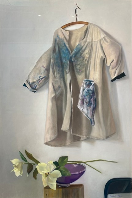 Penelope Harris, Two Magnolias  60&quot; x 40&quot;  Pastel On Paper