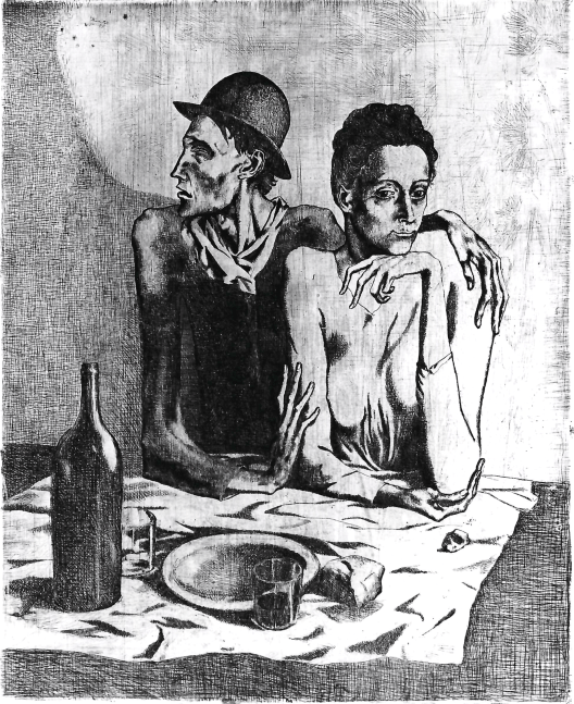 Pablo Picasso, Le repas frugal

1913, etching, 66 x 51 cm