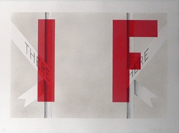 Ed Ruscha, IF, 2007, Lithograph

23.2 by 31.8 inches, Edition 23 of 40