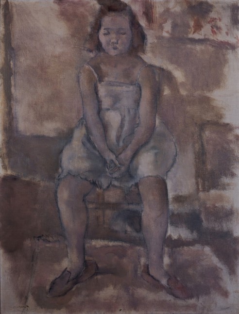 Jules Pascin, Genevieve aux pantoufles, 1928

oil on canvas, 36.25 x 28.75 inches (92 x 73 cm)