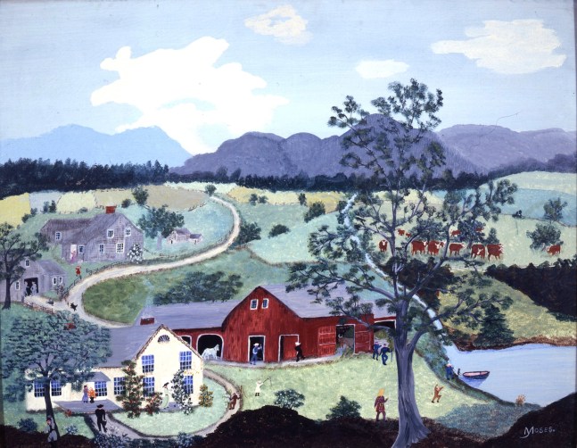 Grandma Moses

1948, oil on board

42 x 54 cm