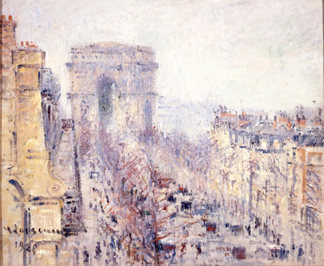 Gustave Loiseau, L&amp;#39;Arc de Triomphe, 1929, oil on canvas