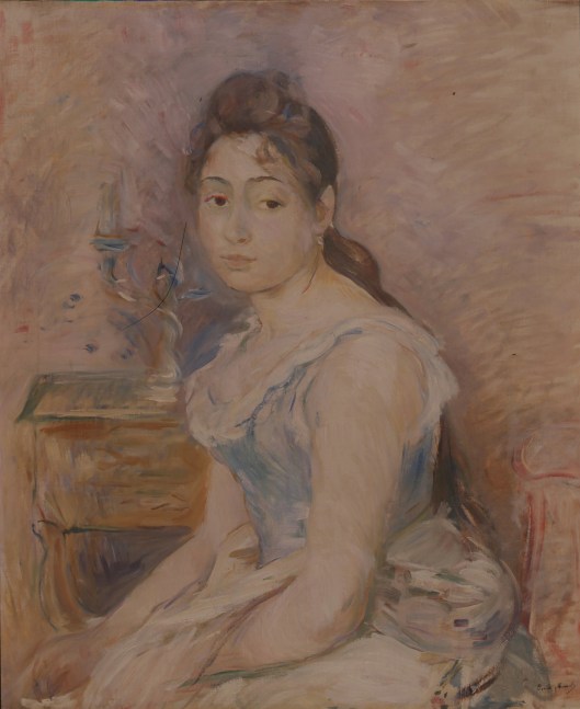 Berthe Morisot, Jeune fille au corset bleu, 1891

oil on canvas, 28.7 x 25.5 inches (73 x 64.8 cm)