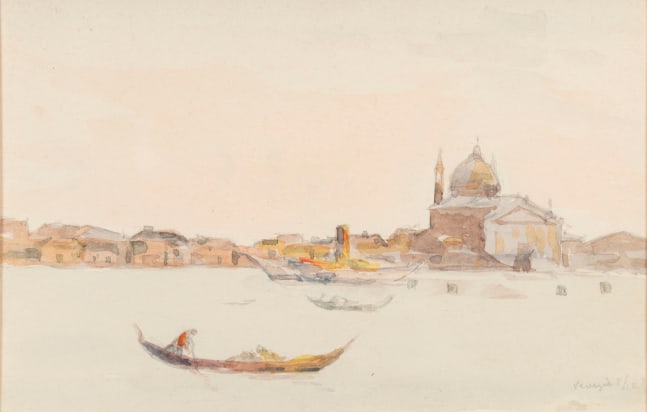 Hermann Struck, Venice, Watercolor on paper
5.71 by 3.58 inches (14.5 by 9.1 cm)
&amp;nbsp;