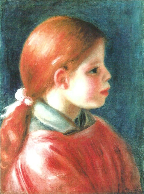 Pierre Auguste Renoir, Tete de Jeune Fille

1888, oil on canvas, 16 x 12 inches