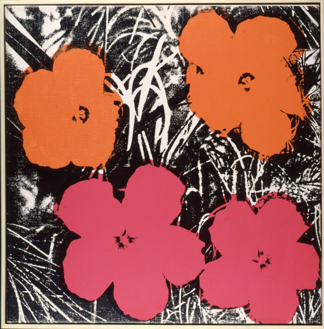 Andy Warhol, Flowers, 1964, synthetic polymer

silkscreened on canvas, 55.8 x 55.8 cm