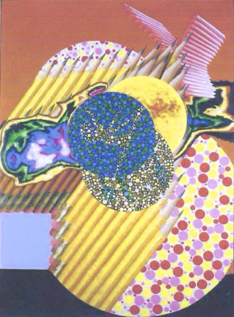 James Rosenquist, Molecular Expansion, 1991

oil and acrylic on canvas, 233.6 x 170.1 cm