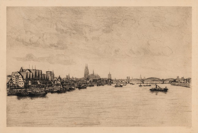 Hermann Struck, Cologne, Etching
25.98 by 16.73 inches (66 by 42.5 cm)
&amp;nbsp;