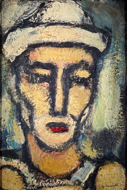 Georges Rouault, Periot, oil on canvas, 40.6 x 27.9 cm