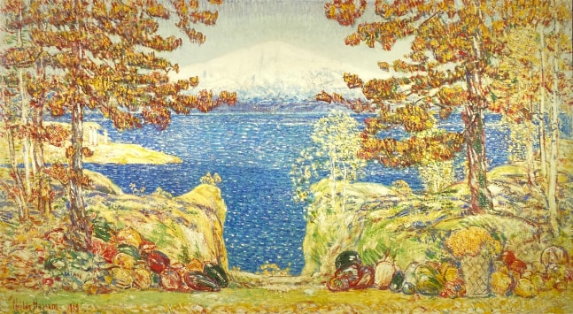 Childe Hassam, California, 1919

oil on canvas, 24 &amp;nbsp;x 43 inches