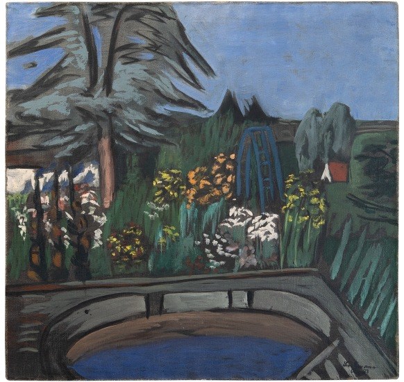 Max Beckmann, Bl&amp;uuml;hender Garten, 1933

oil on canvas, 75 x 78 cm