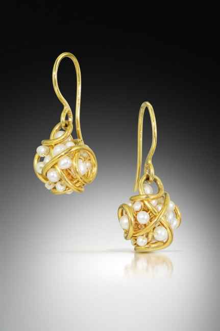 Pearl Cluster Drop Earring
.05&amp;quot; x 1.5&amp;quot;